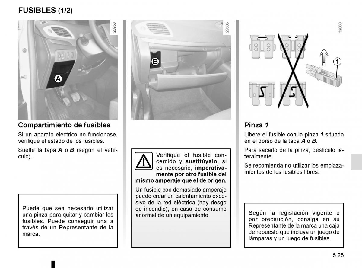 Renault Scenic III 3 manual del propietario / page 225