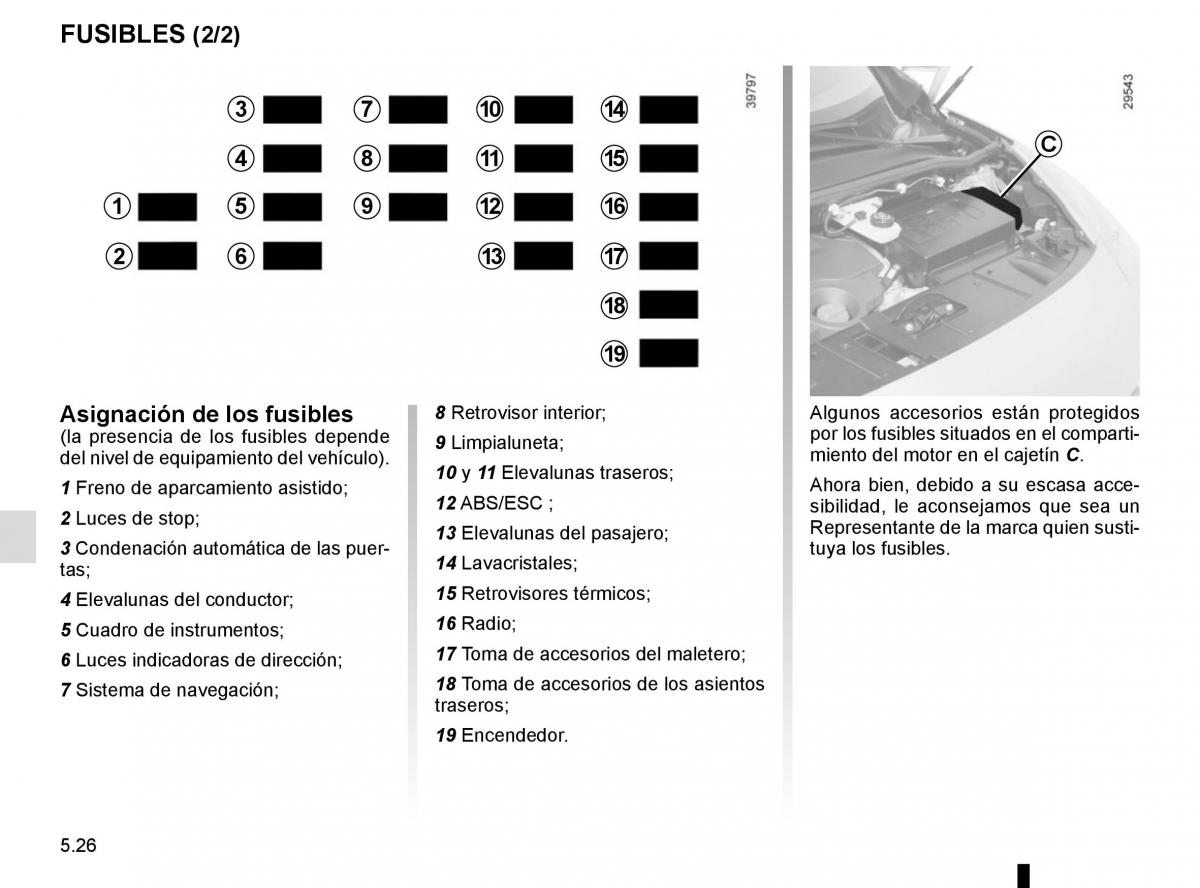 Renault Scenic III 3 manual del propietario / page 226