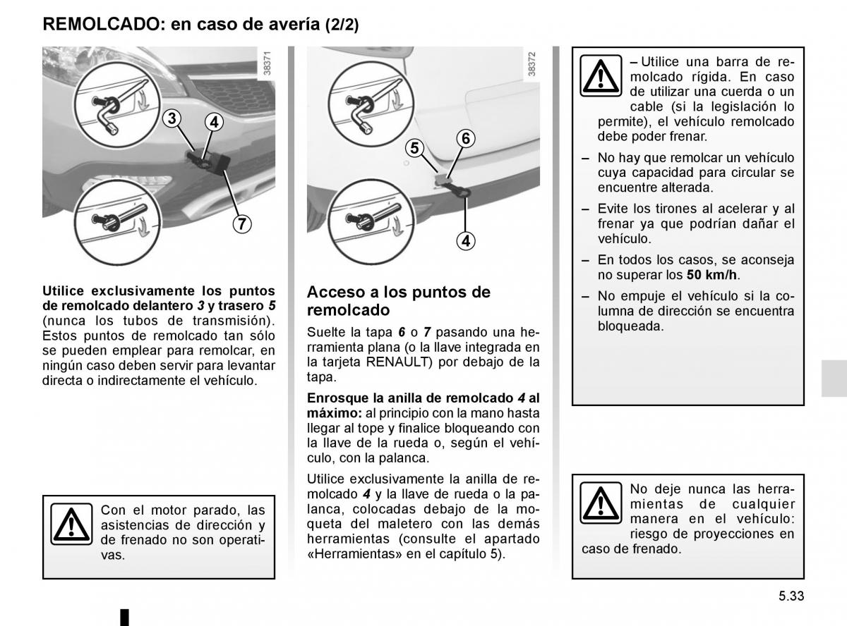 Renault Scenic III 3 manual del propietario / page 233