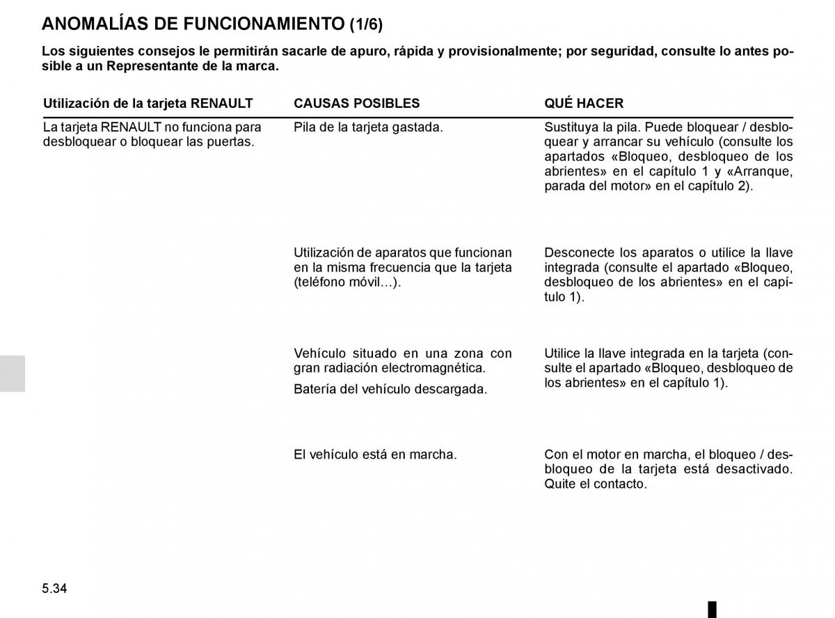 Renault Scenic III 3 manual del propietario / page 234