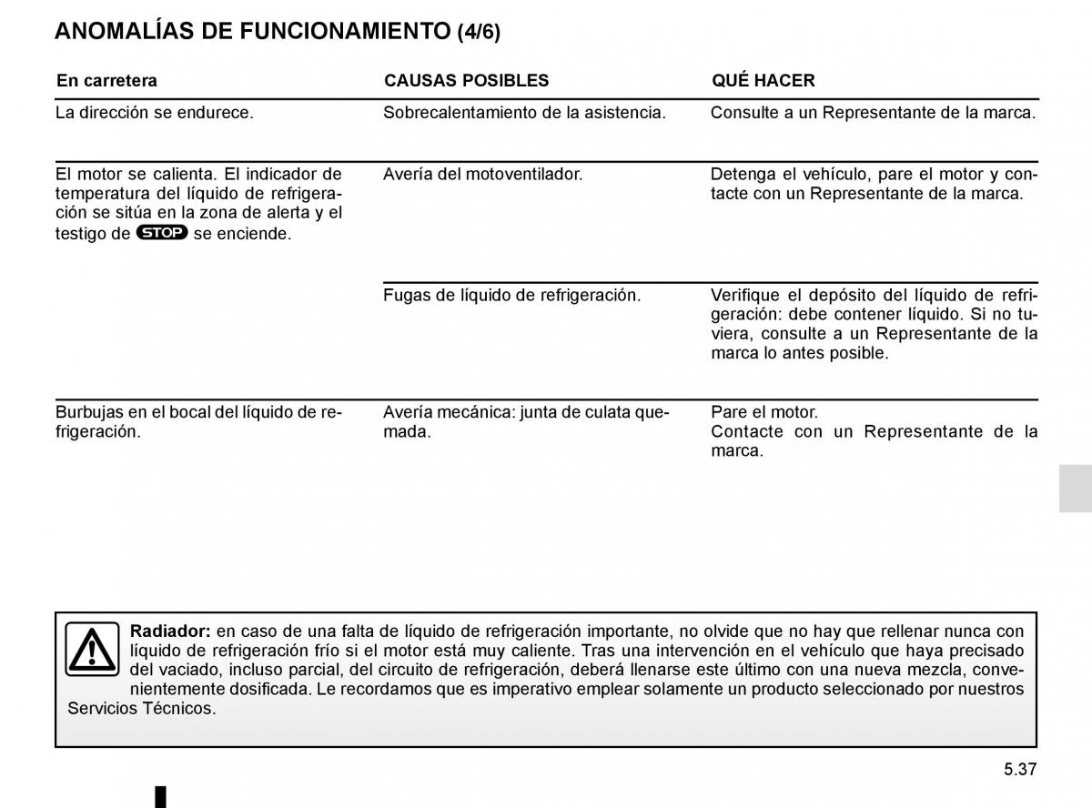 Renault Scenic III 3 manual del propietario / page 237