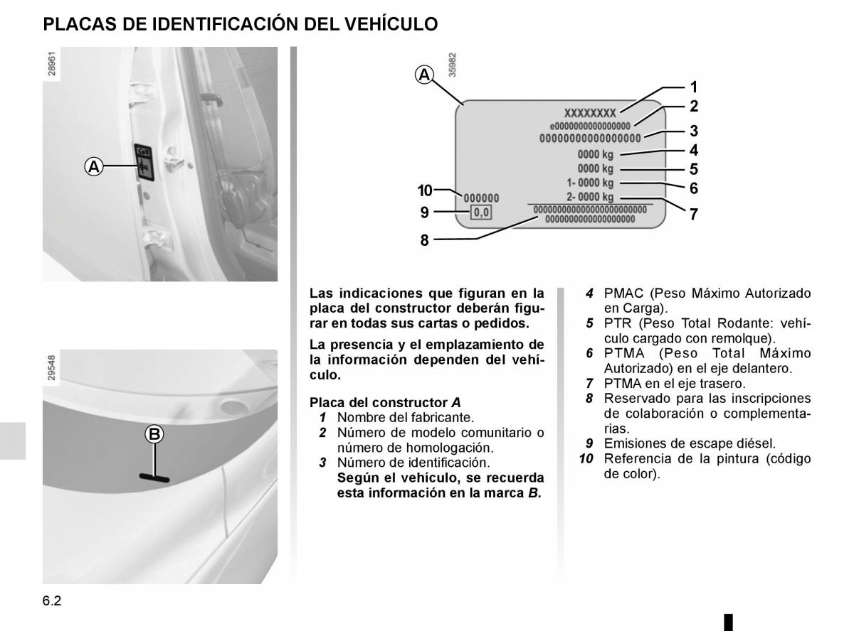 Renault Scenic III 3 manual del propietario / page 242