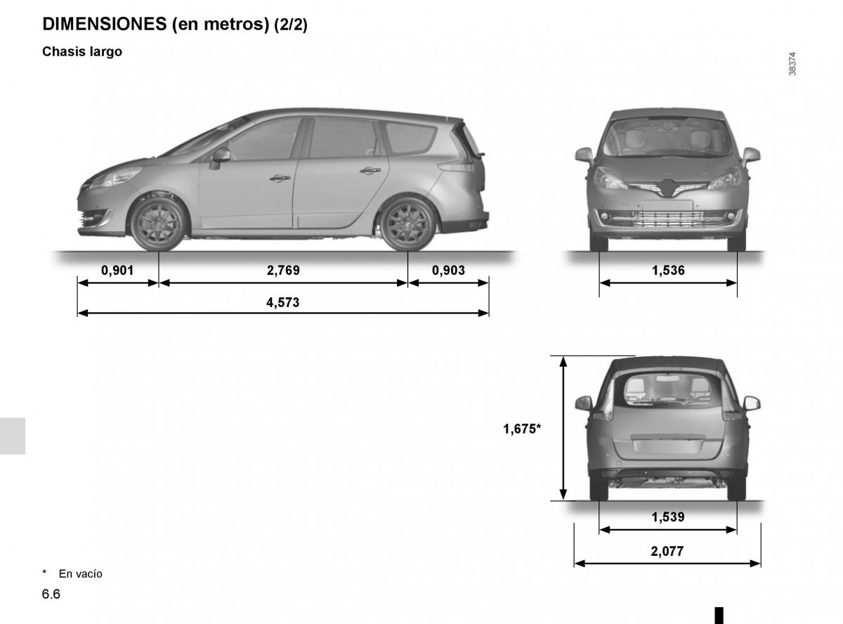 Renault Scenic III 3 manual del propietario / page 246