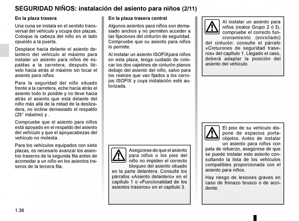 Renault Scenic III 3 manual del propietario / page 42