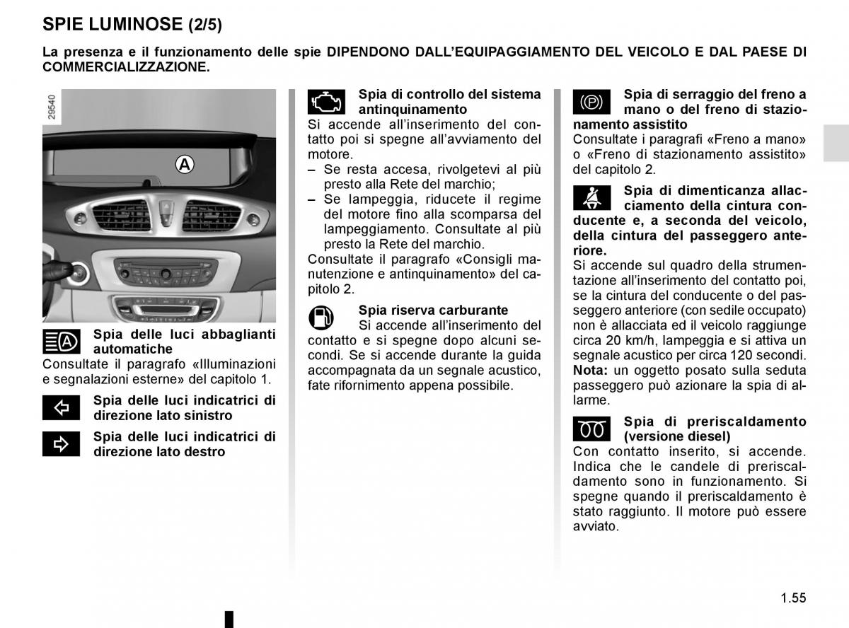 Renault Scenic III 3 manuale del proprietario / page 61