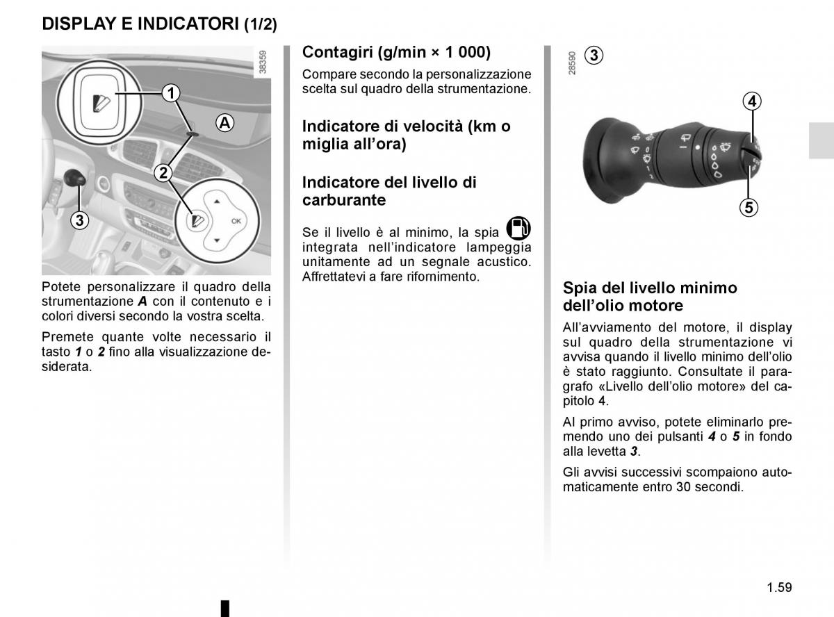 Renault Scenic III 3 manuale del proprietario / page 65