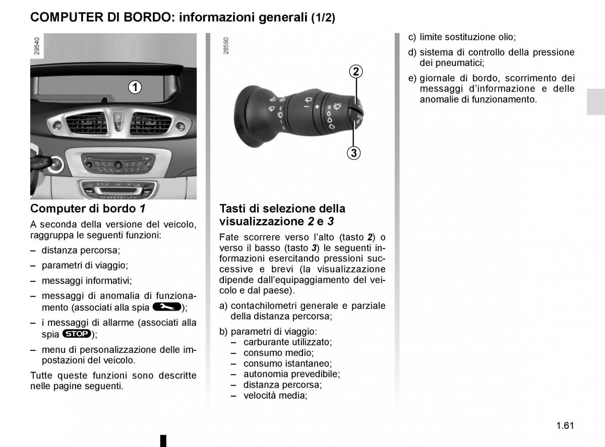 Renault Scenic III 3 manuale del proprietario / page 67