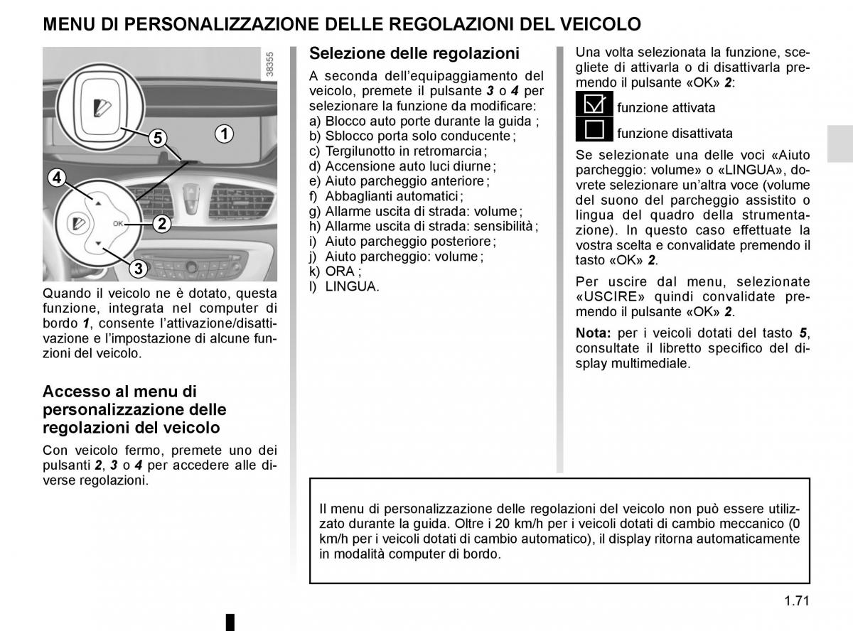 Renault Scenic III 3 manuale del proprietario / page 77