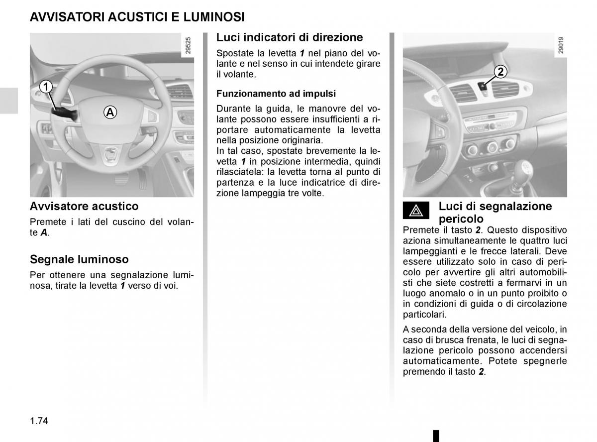 Renault Scenic III 3 manuale del proprietario / page 80