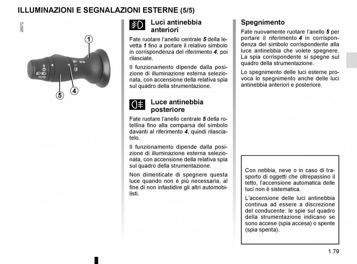 Renault Scenic III 3 manuale del proprietario / page 85