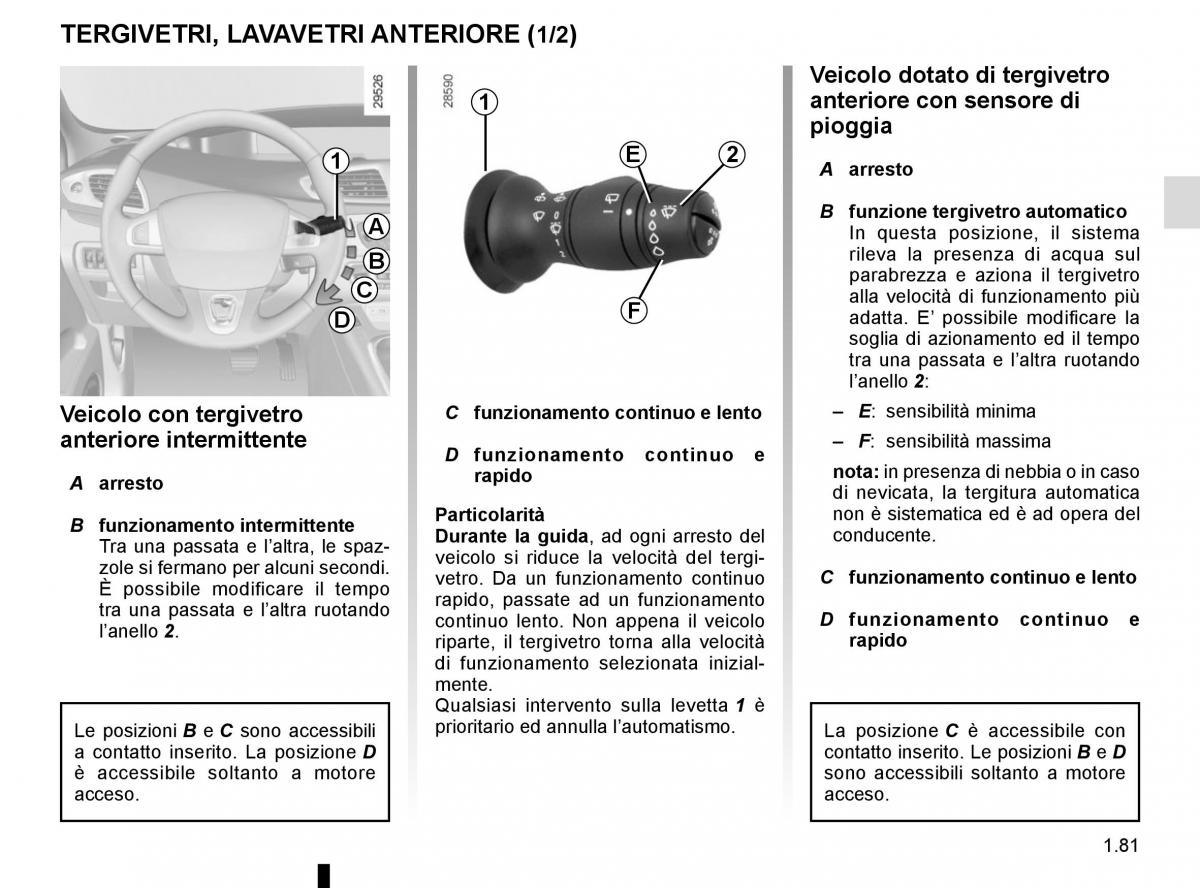 Renault Scenic III 3 manuale del proprietario / page 87