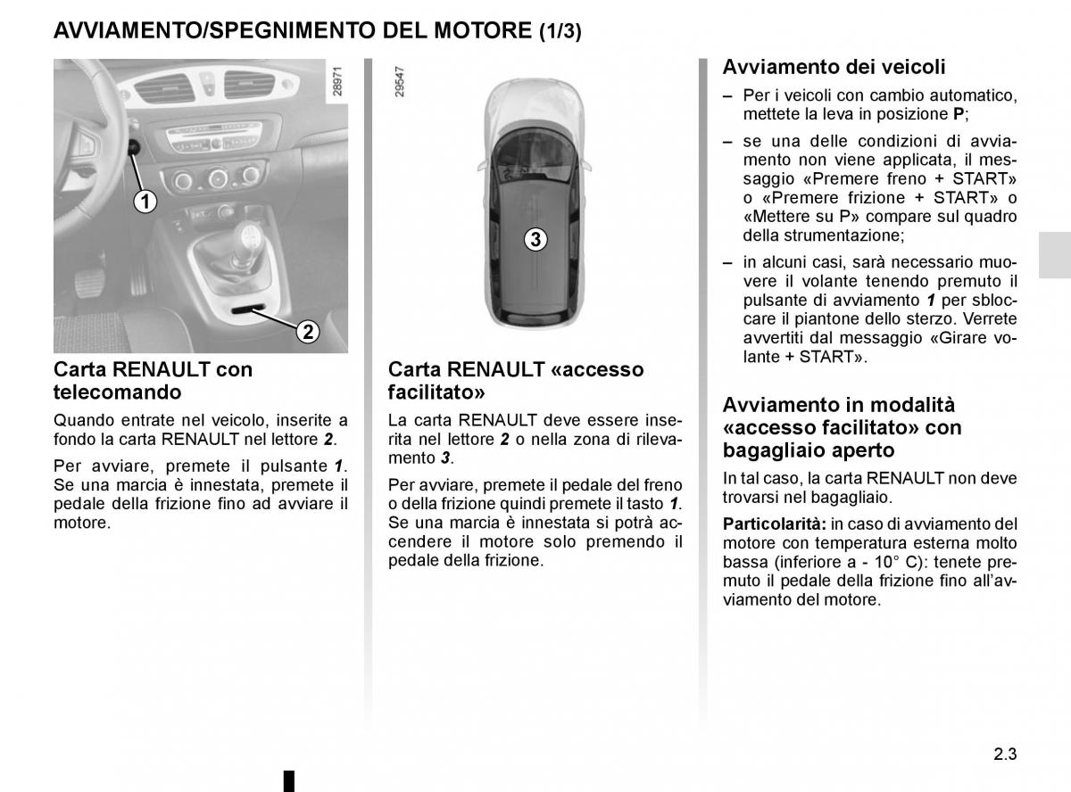 Renault Scenic III 3 manuale del proprietario / page 95