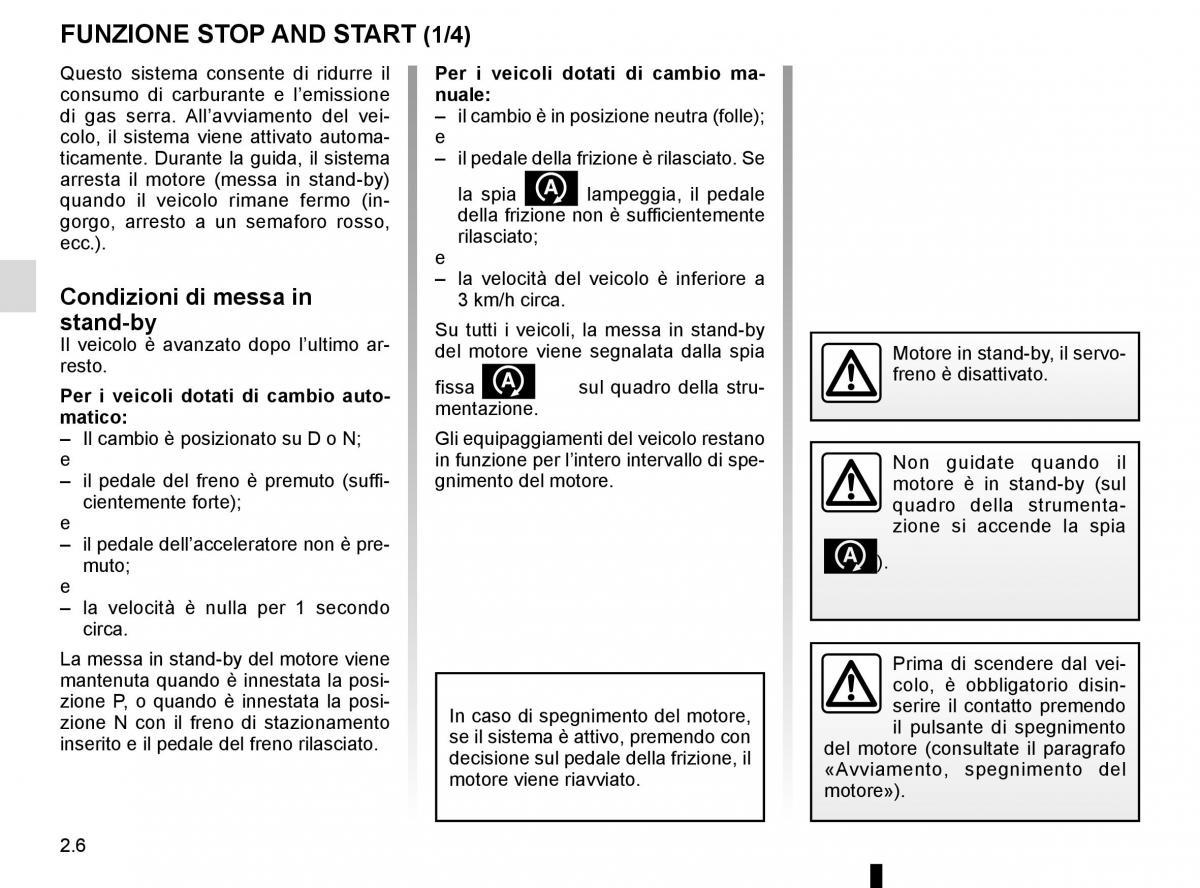 Renault Scenic III 3 manuale del proprietario / page 98