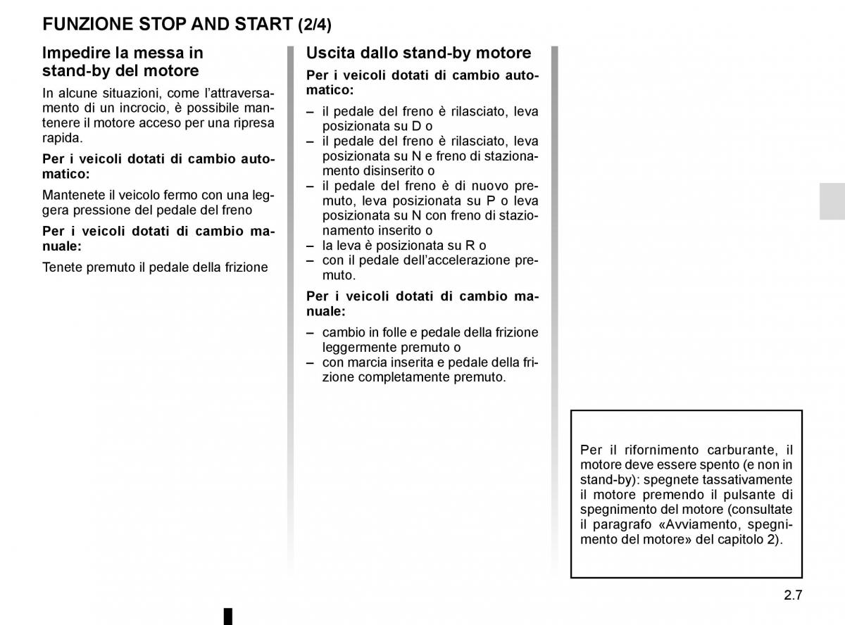 Renault Scenic III 3 manuale del proprietario / page 99