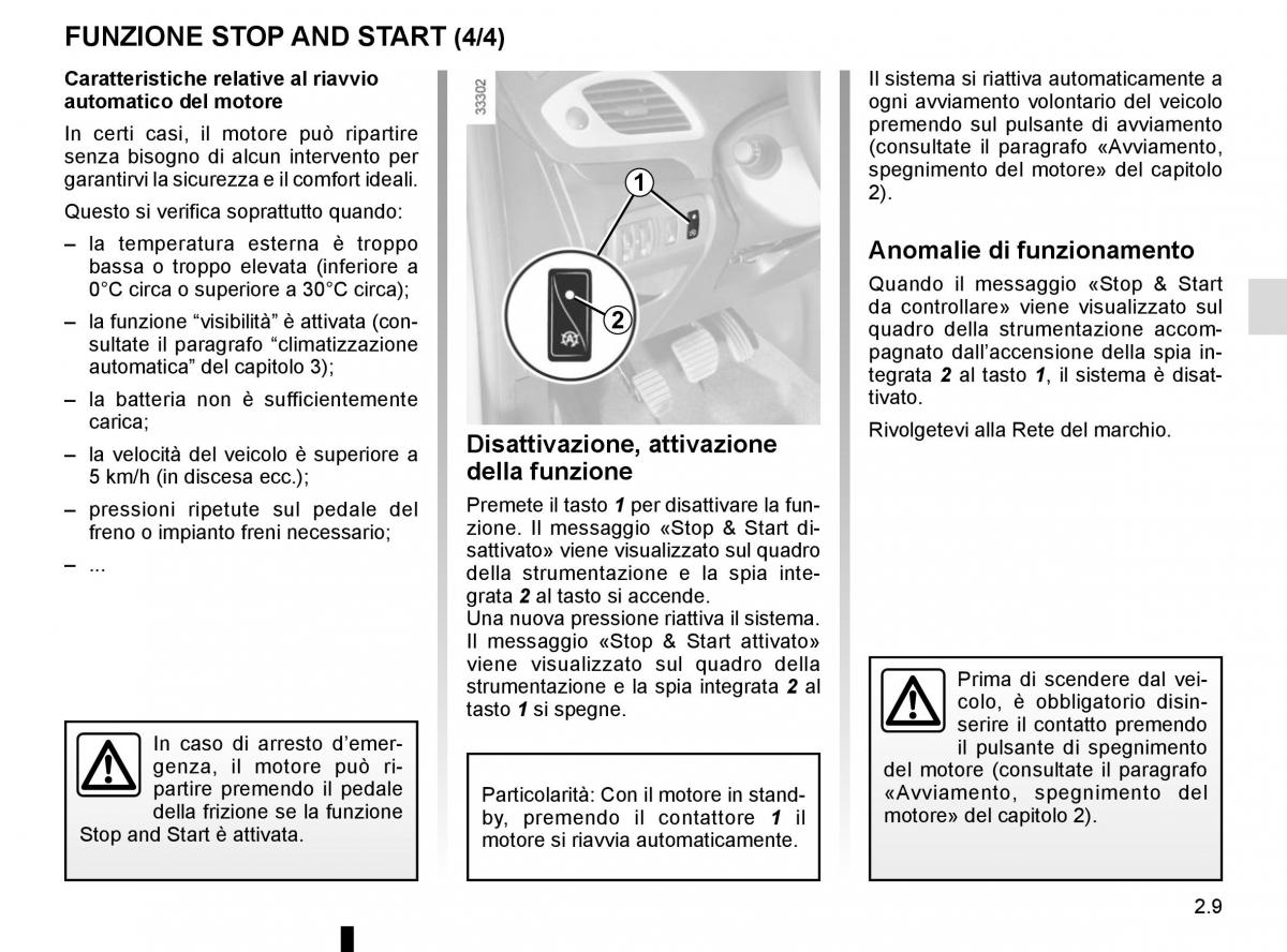 Renault Scenic III 3 manuale del proprietario / page 101