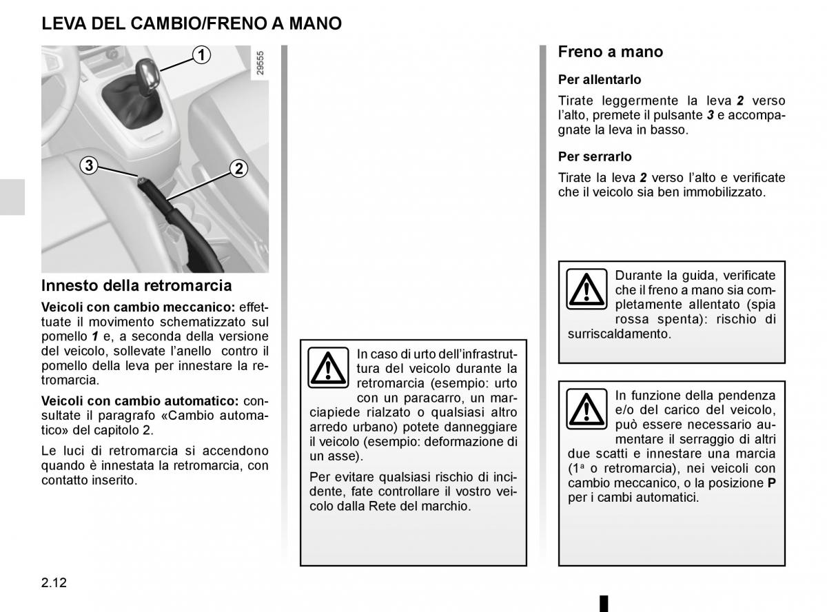 Renault Scenic III 3 manuale del proprietario / page 104