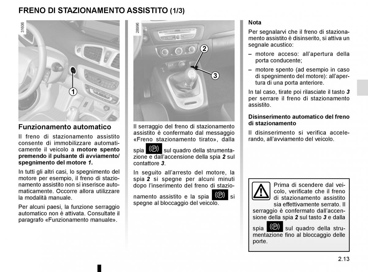 Renault Scenic III 3 manuale del proprietario / page 105