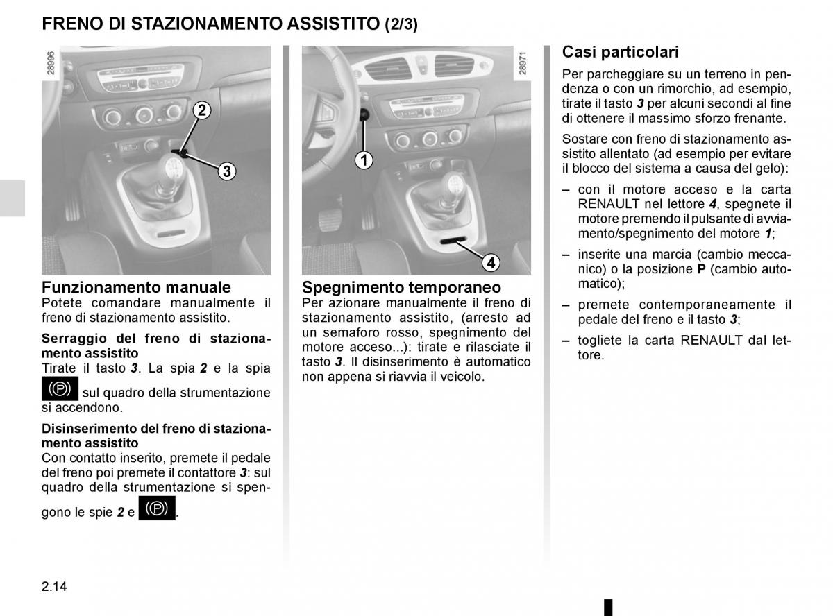 Renault Scenic III 3 manuale del proprietario / page 106