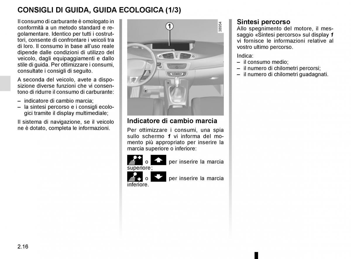 Renault Scenic III 3 manuale del proprietario / page 108