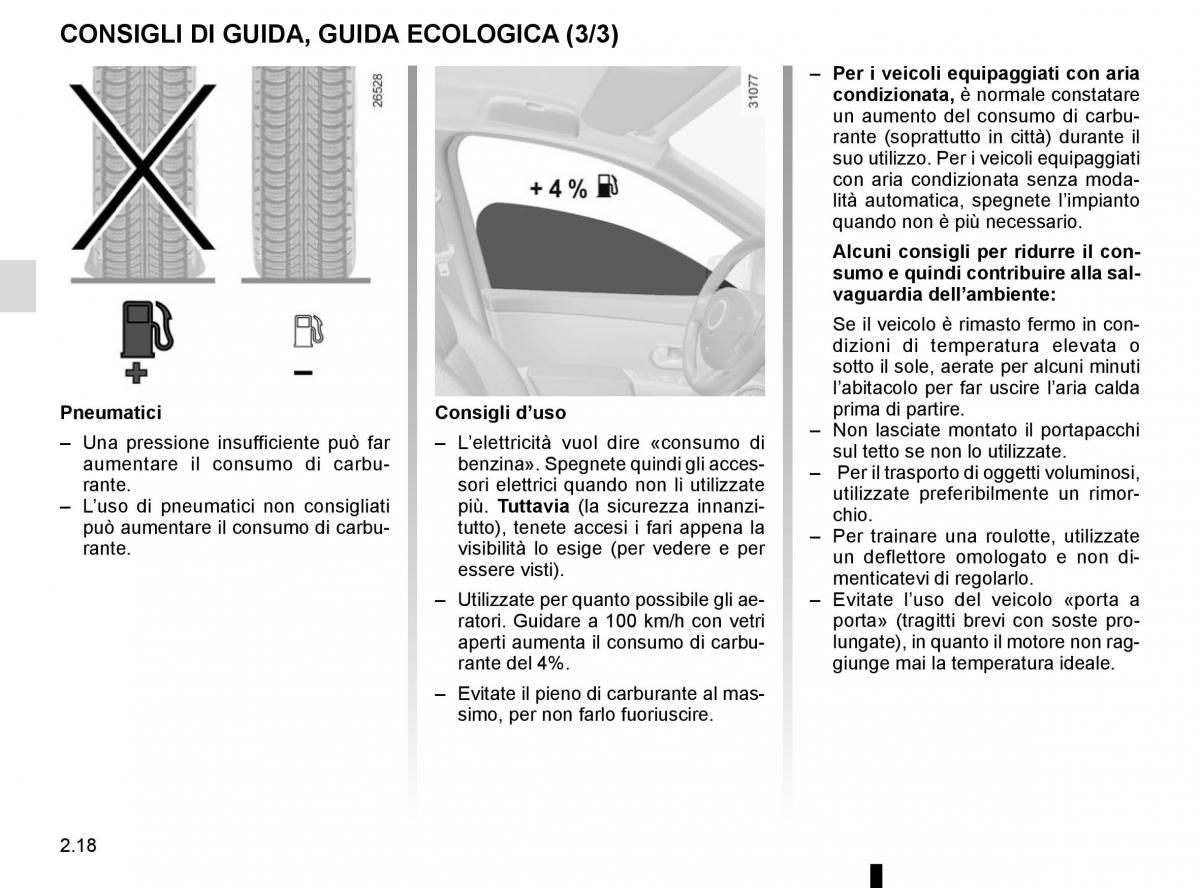 Renault Scenic III 3 manuale del proprietario / page 110