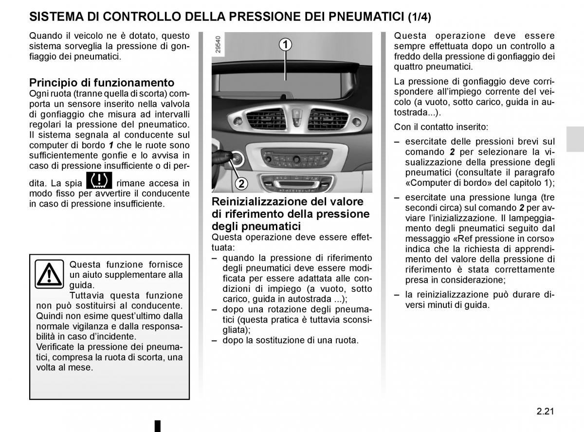 Renault Scenic III 3 manuale del proprietario / page 113