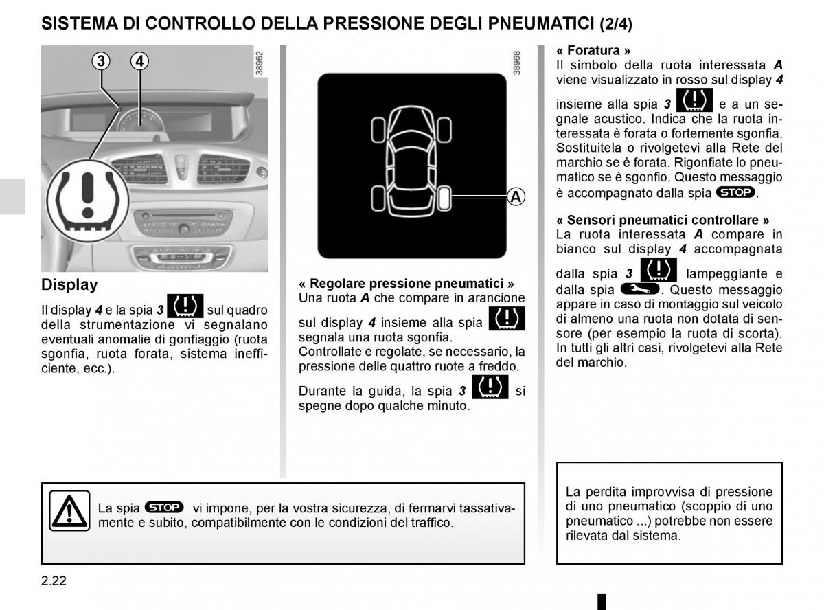 Renault Scenic III 3 manuale del proprietario / page 114