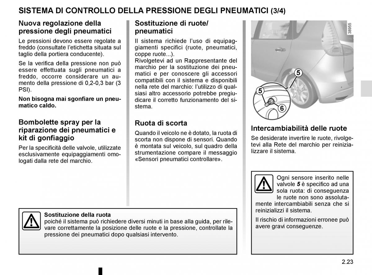 Renault Scenic III 3 manuale del proprietario / page 115