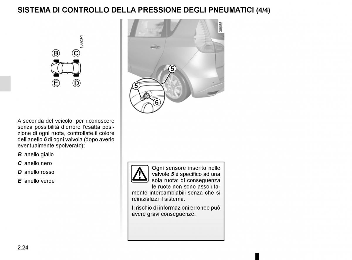 Renault Scenic III 3 manuale del proprietario / page 116