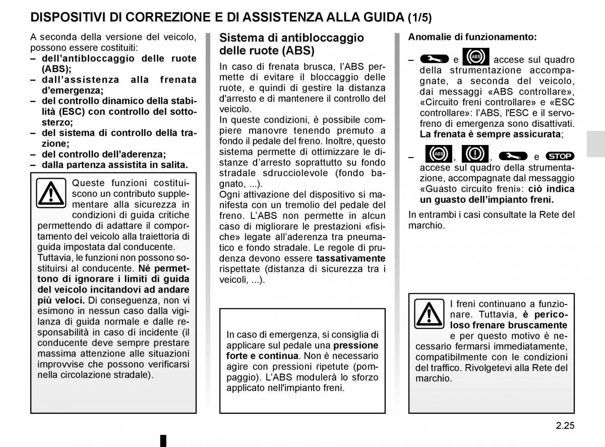 Renault Scenic III 3 manuale del proprietario / page 117