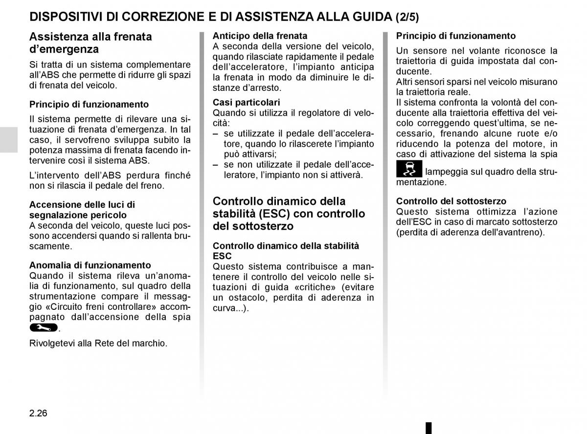 Renault Scenic III 3 manuale del proprietario / page 118