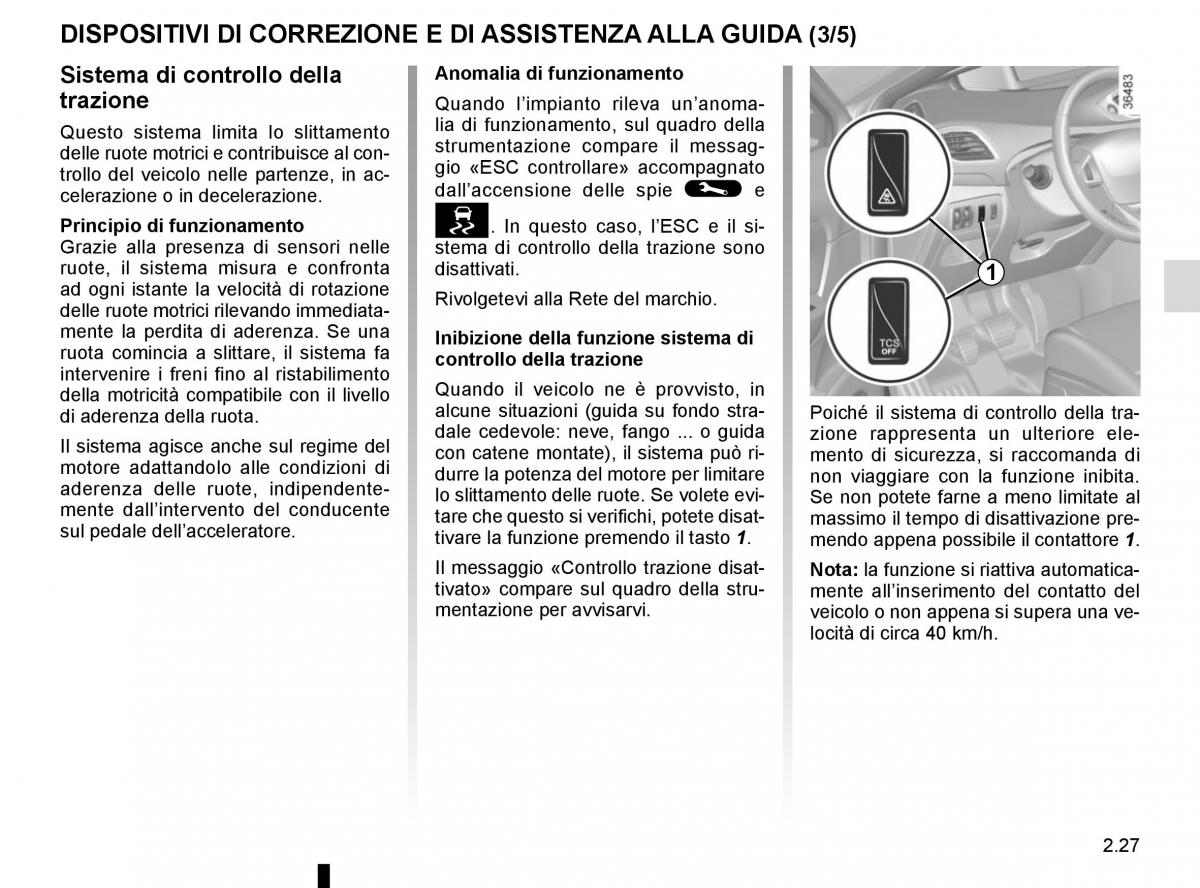 Renault Scenic III 3 manuale del proprietario / page 119