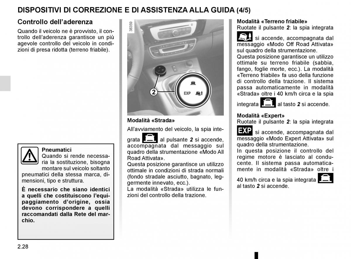 Renault Scenic III 3 manuale del proprietario / page 120