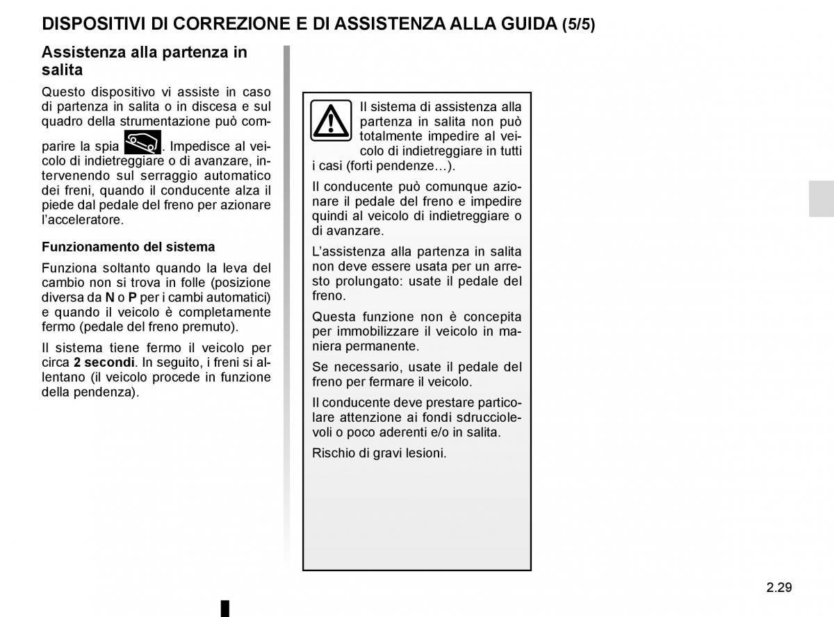 Renault Scenic III 3 manuale del proprietario / page 121