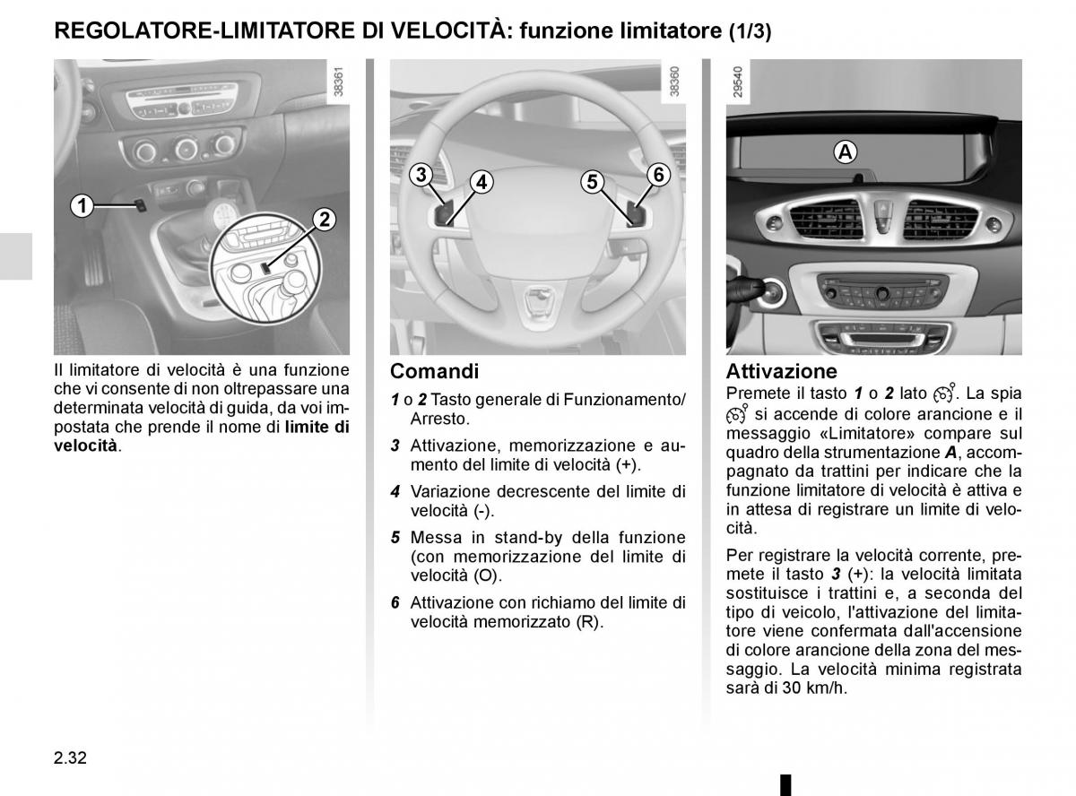 Renault Scenic III 3 manuale del proprietario / page 124