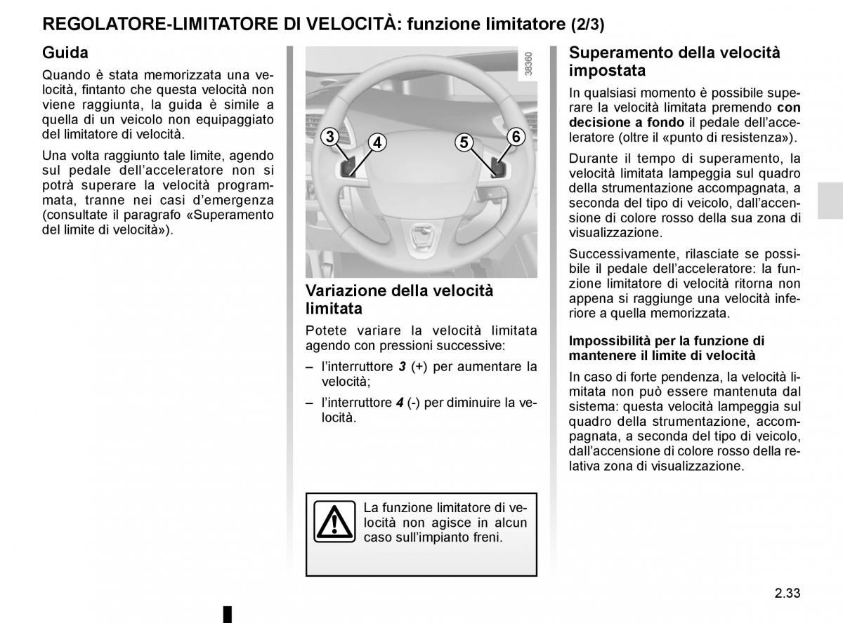 Renault Scenic III 3 manuale del proprietario / page 125