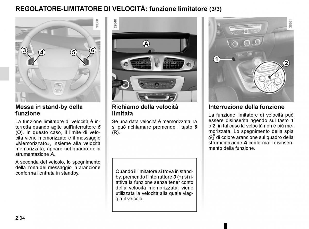 Renault Scenic III 3 manuale del proprietario / page 126