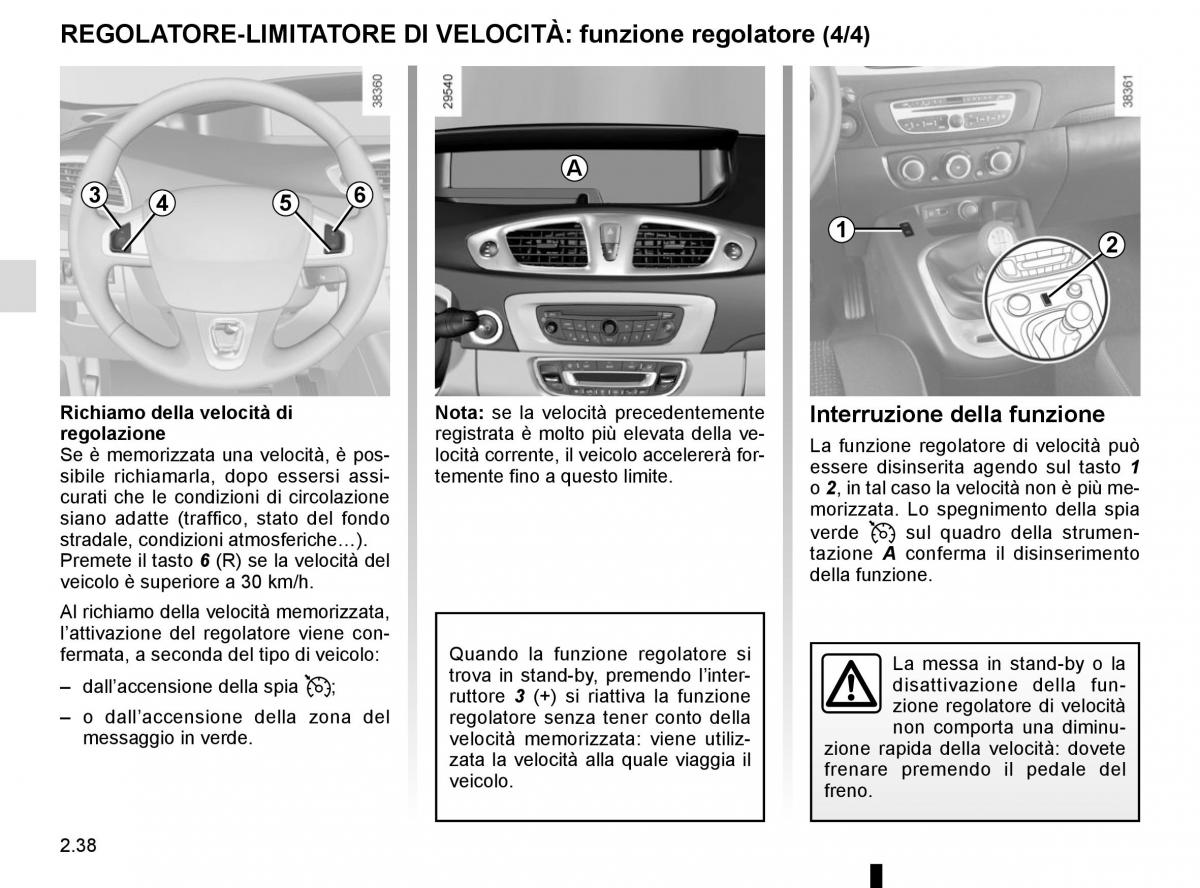 Renault Scenic III 3 manuale del proprietario / page 130