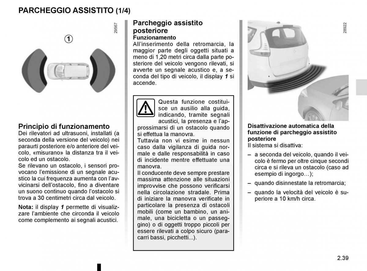 Renault Scenic III 3 manuale del proprietario / page 131