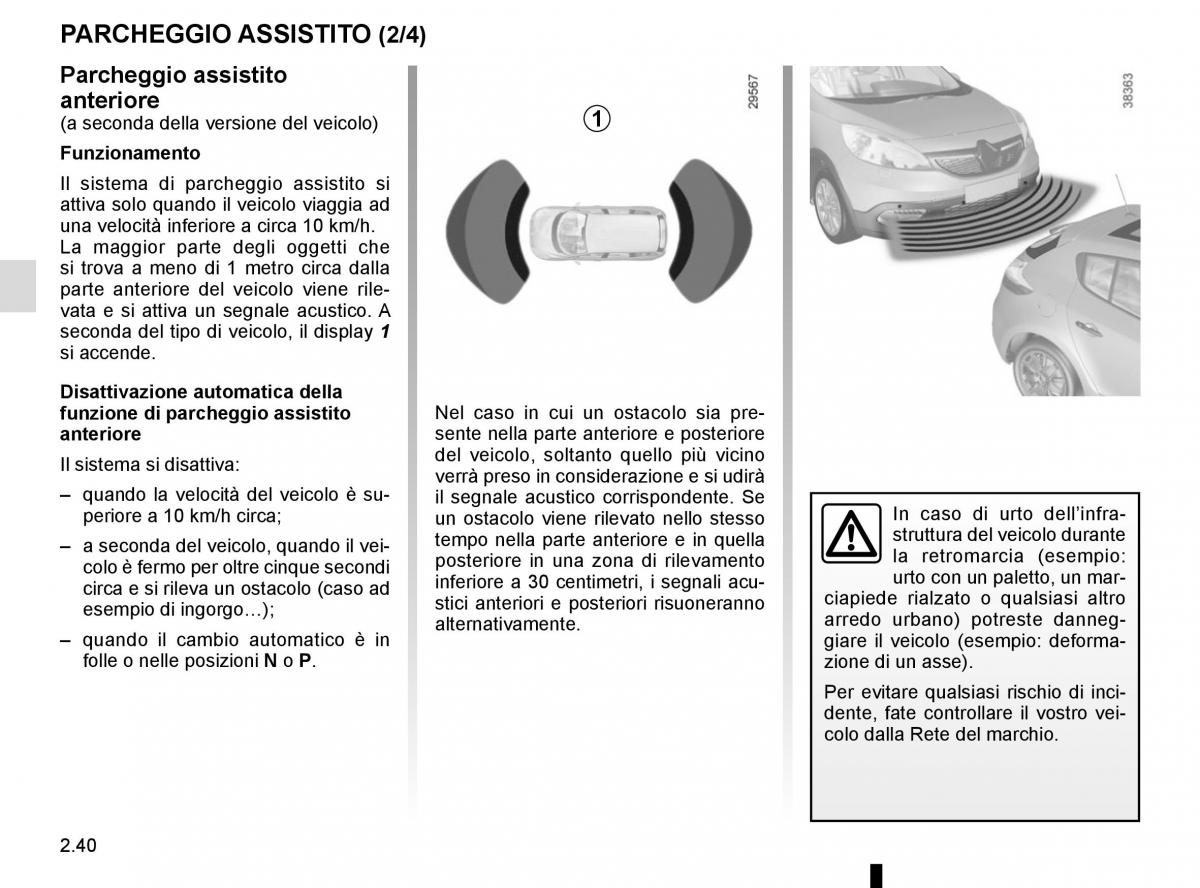 Renault Scenic III 3 manuale del proprietario / page 132