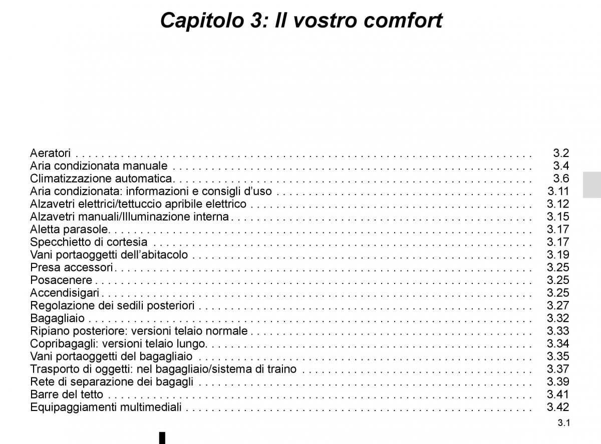 Renault Scenic III 3 manuale del proprietario / page 141