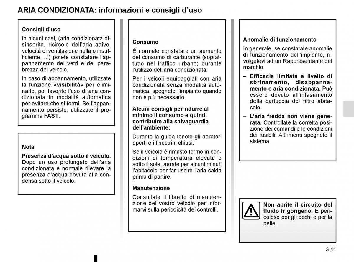 Renault Scenic III 3 manuale del proprietario / page 151