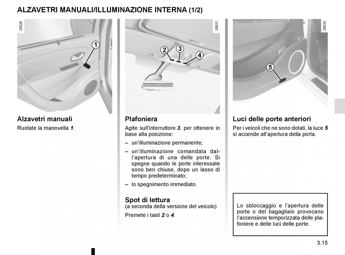 Renault Scenic III 3 manuale del proprietario / page 155