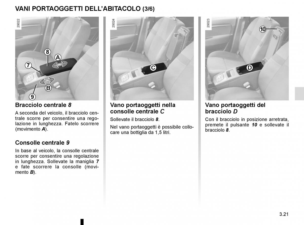 Renault Scenic III 3 manuale del proprietario / page 161