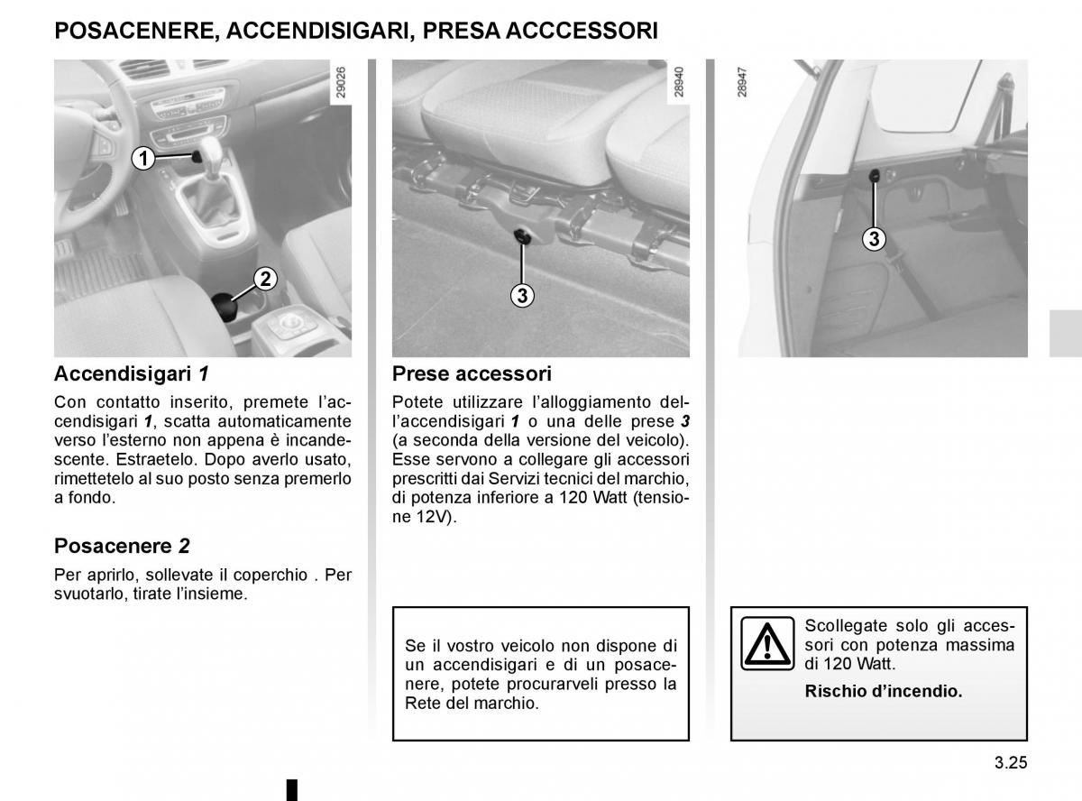 Renault Scenic III 3 manuale del proprietario / page 165