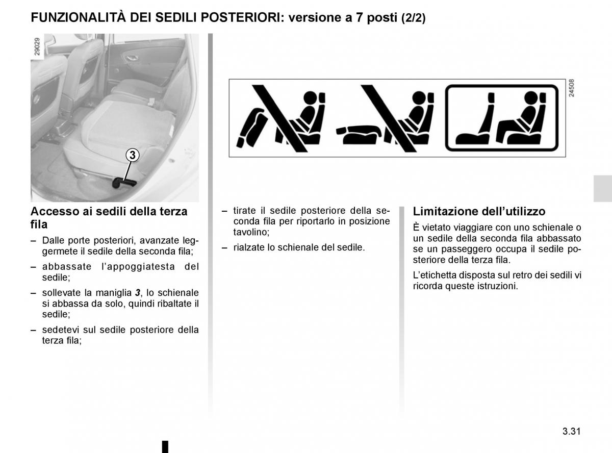 Renault Scenic III 3 manuale del proprietario / page 171