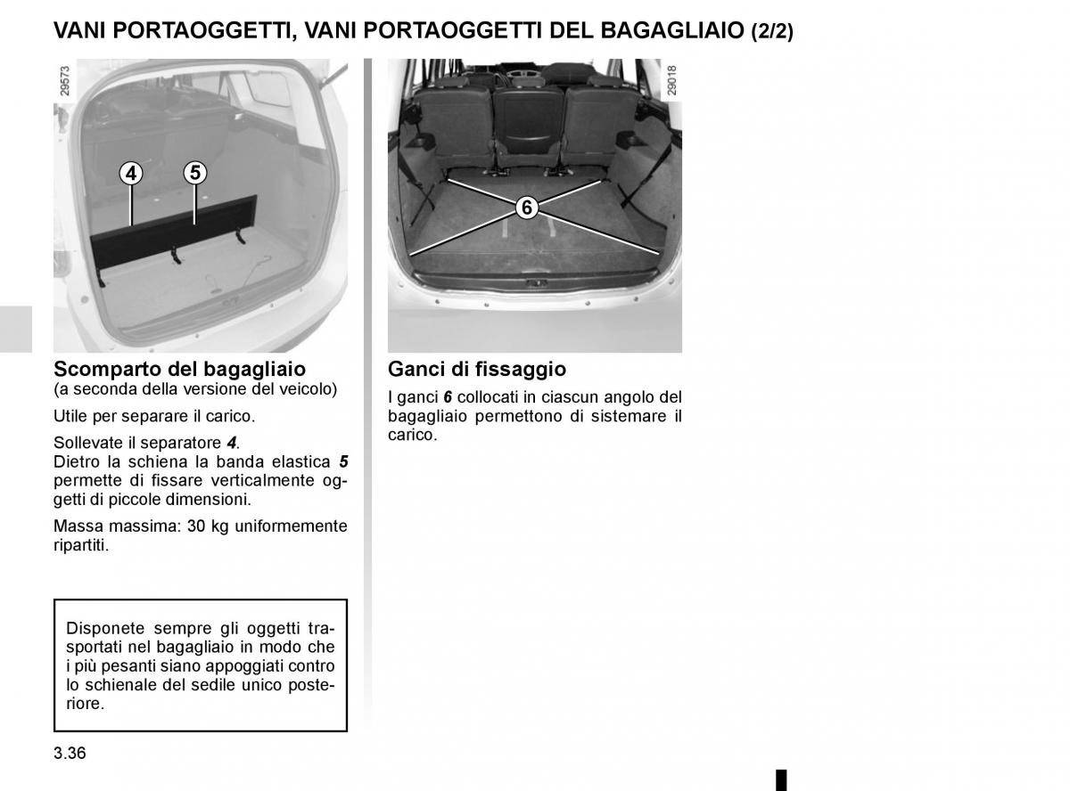 Renault Scenic III 3 manuale del proprietario / page 176