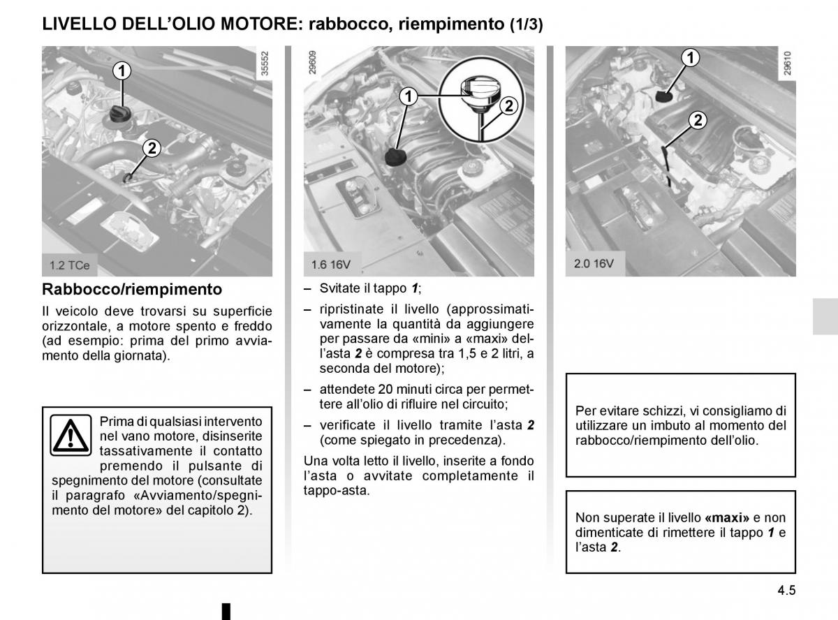 Renault Scenic III 3 manuale del proprietario / page 187