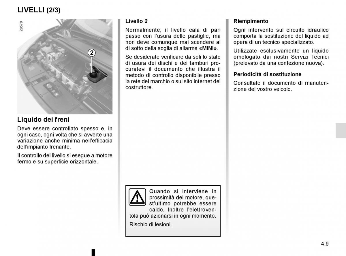 Renault Scenic III 3 manuale del proprietario / page 191