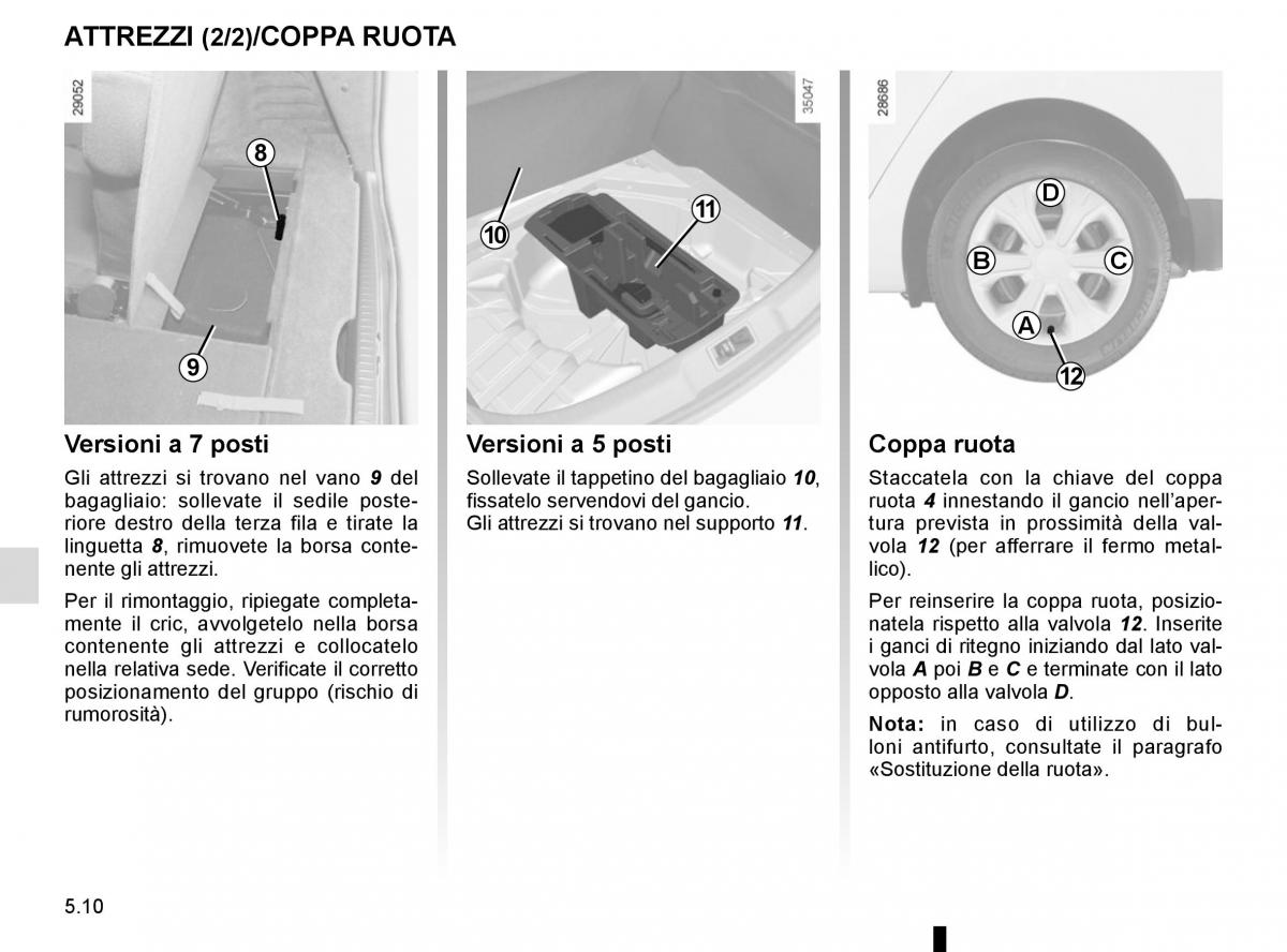 Renault Scenic III 3 manuale del proprietario / page 210