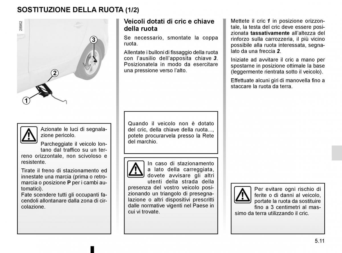 Renault Scenic III 3 manuale del proprietario / page 211